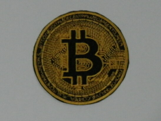 BIT　COIN　ワッペン　（271127）
