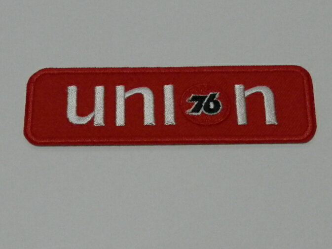 UNION　76　アカ/シルバー　ワッペン　（262181）