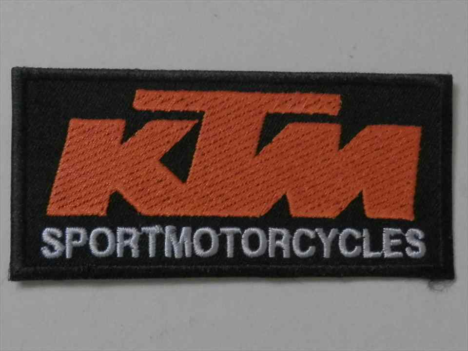 KTM　SPORTMOTORCYCLES　エンブレムワッペン　（252210）