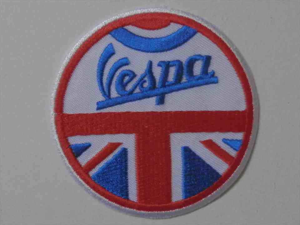 VESPA　エンブレムワッペン　マル　ユニオンジャック　（253236）