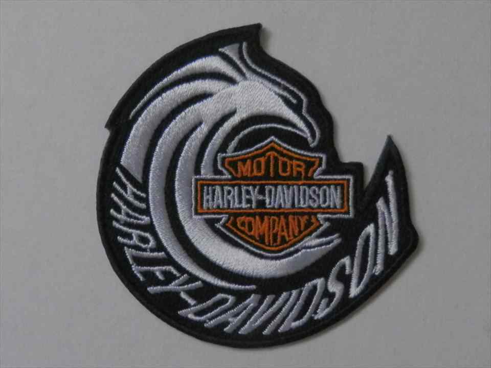 HARLEYーDAVIDSON　エンブレムワッペン　シルバーホーク　（254108）