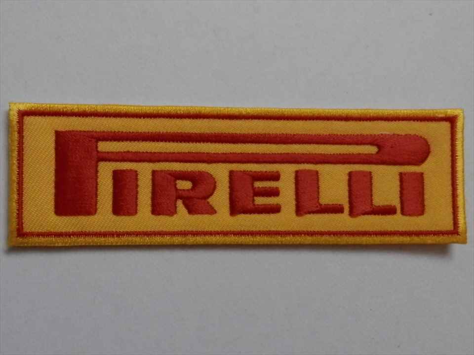 PIRELLI　エンブレムワッペン　キイロ/アカ　（261135）