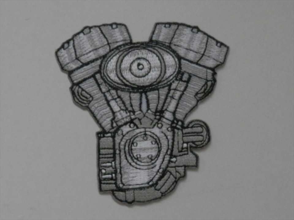 HARLEYーDAVIDSON　フィッドヘッド　ツインカム　エンジン　ワッペン　（254119）