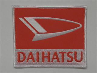 DAIHATSU　アカ/シロ　ワッペン　（228101）