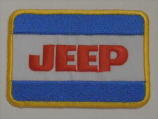 JEEP　エンブレムワッペン　アオ/シロ/アカ　（232311）