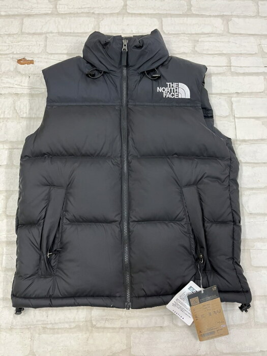 【中古】未使用 THE NORTH FACE ノースフェイス メンズ ヌプシダウンベスト ND91843 ブラック S