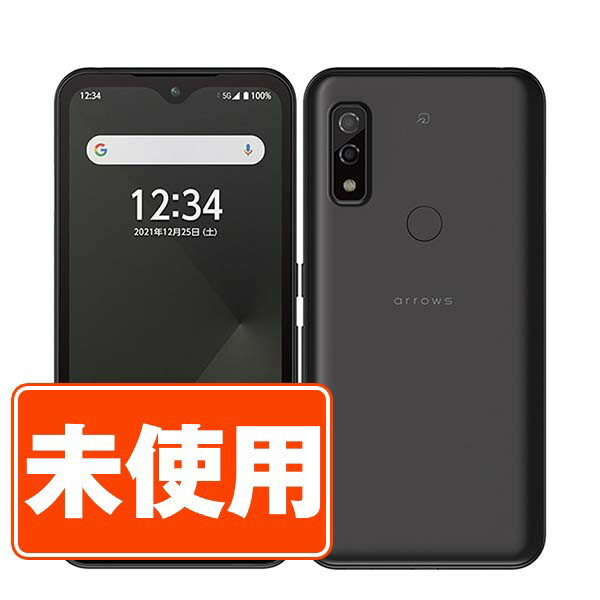 【未使用】FCG01 arrows We ブラック SIMフリー 本体 au スマホ 【あす楽】 【保証あり】 【送料無料】 fcg01bk10mtm