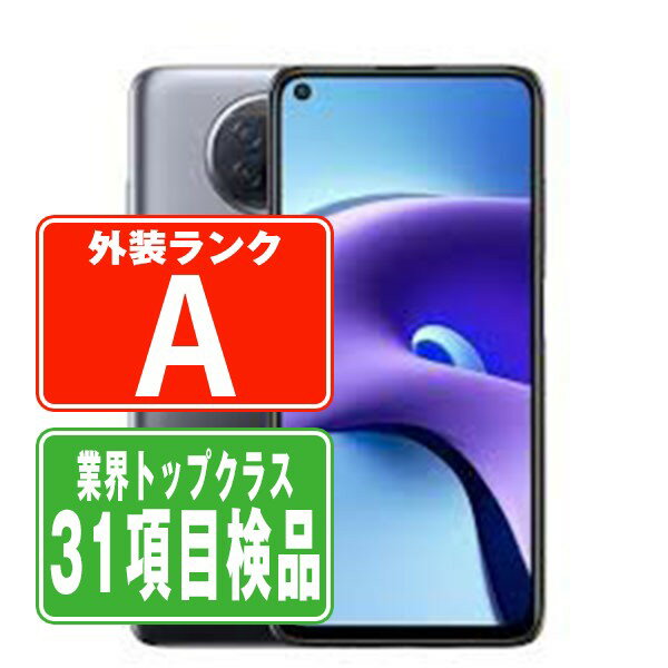 【中古】 A001XM Redmi Note 9T 128GB ナイトフォールブラック Aランク SIMフリー 本体 ソフトバンク スマホ 【あす楽】 【保証あり】 【送料無料】 a001xm1bk8mtm