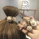 パール ヘアゴム ヘアアクセサリー かわいい オシャレ 髪飾り 上品 大人っぽい