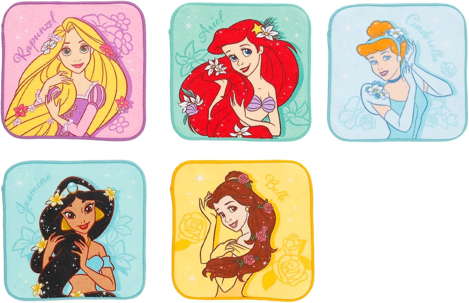 ディズニープリンセス ミニタオル 5枚組 ハンカチセット 幼稚園 保育園 こども園 入園入学 準備 キ メール便 ハンドタオル 洗い替え 毎日使える ディズニープリンセスの5枚組ミニタオルです。便利な5枚セットは1週間毎日違う柄が楽しめます...