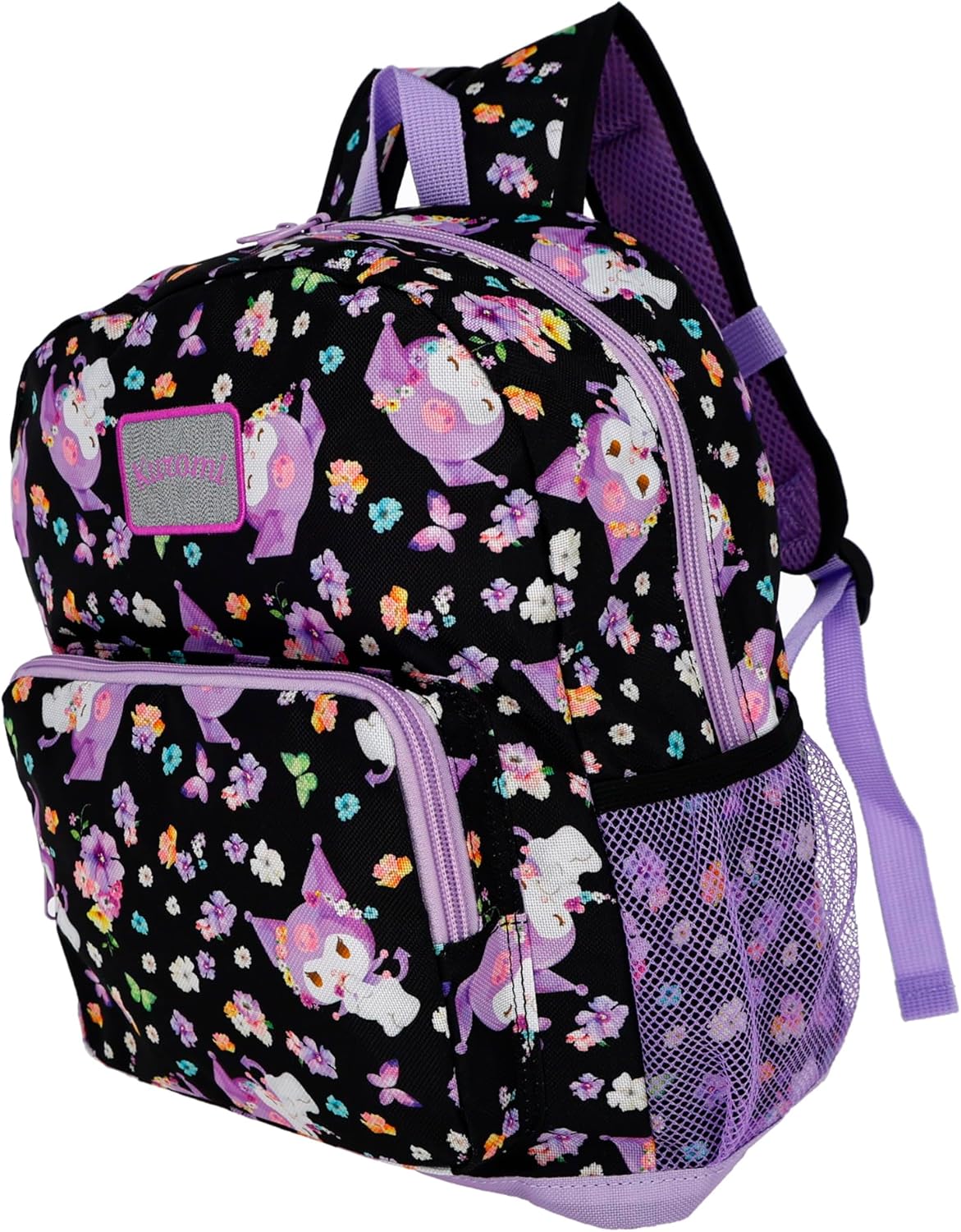 Bags, School Rucksacks - クロミ リュックサック デイパック キッズ こども ブラック フラワー 行楽