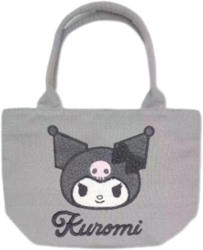 樂天商城 - クロミ マルチトートバッグ 立体アップリケ刺繍 サンリオ ブラック キッズ こども プレゼント