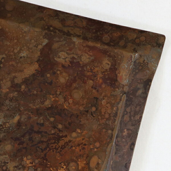 tray_S square copper red 赤 高岡銅器 モメンタムファクトリー・Orii