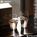 廣田硝子 究極の日本酒グラス 蕾 花 2個セット 酒グラスセ