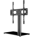 テレビスタンド テレビ台 壁寄せテレビ台 32-55インチ対応 VESA規格400mmx400mmまで 3段目高さ調節可能 耐荷重40KG(2)