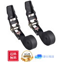 荷締めベル トラチェット式 2m 3m 4m 5m タイダウンベルト ラッシングベルト 荷締機ベル ト固定ベルト 破断荷重800kg 締付 固定 引越し運搬用 多用途(01 ブラック, 2.5cm × 3m)