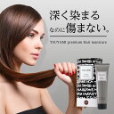 白髪染め ヘアマニキュア TSUYAMI (ツヤミ) プレミアム ヘアマニキュア 90g3色 ダークブラウン ライトブラウン プラチナブラック 女性 男性 サロン 美容室 レディース メンズ 白髪用 洗い流す さらさら つやつや 本体 天然 母の日 母の日