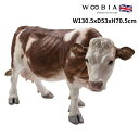 置物 立っている牛 ブラウン 特大 高さ70.5cm woobia ウービア 大きい かわいい おしゃれ ガーデン インテリア オブジェ 巨大 可愛い プレゼン...