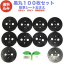 黒丸100P 防草シート 人工芝の固定用押さえ 5穴 ピン別売 シートピン 杭 特殊釘 固定ピン アンカーピン 抑えピン 対応