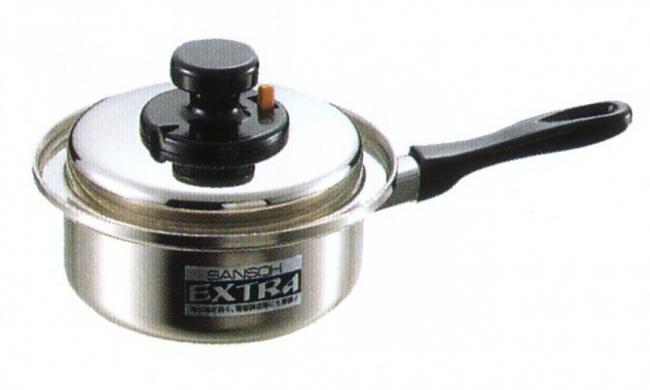 【日本製】エクストラ 片手鍋 18cm キッチン用品・食器・調理器具 鍋・フライパン 片手鍋 〜20cm IH/ガス両方対応 霜龍器物 シモリュウ 燕三条