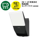 新商品 【52％引き】 人感センサーライト 屋外 防犯ライト LEDセンサーライト ムサシ RITEX 3W 1灯 乾電池式無線連動センサーライト 送受信型 W-620 乾電池式 ワイヤレス ledライト エクステリ…