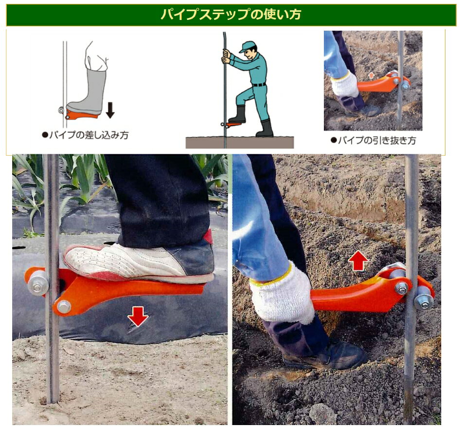 サンエー　パイプステップ（G32 足踏み式）※代引きは別途+3,000円追加送料（直径19...