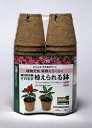 ジフィーポット 丸型8cm(30個入)そのまま植えられる鉢Jiffy