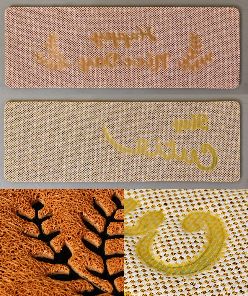 テラスマットTERRACE MAT　ハーフサイズ細いタイプ75x24.5cm〜CWLN2 玄関マット 泥落としマット 屋内 屋外兼用 水洗い ガーデンマット