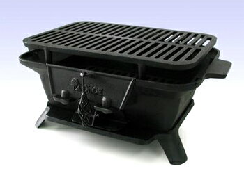 尾上製作所(ONOE)鉄鋳物こんろ角型 400×265×180mm コンロ BBQ通販格安セール情報 楽天 通販