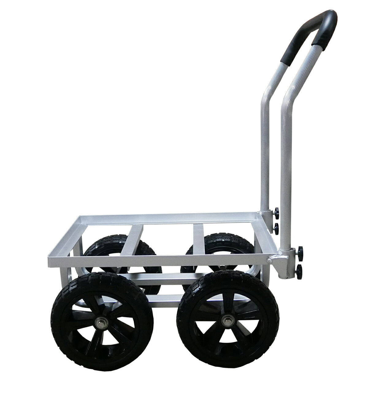 Rakuten - 軽快 アルミカート TC4510AL-10BK アルミハウスカー　台車 軽い