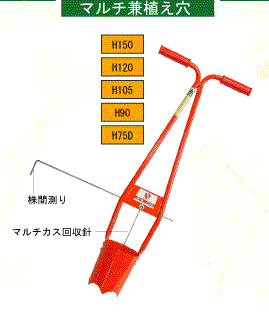 普通穴(深穴兼)用ホーラーH75D