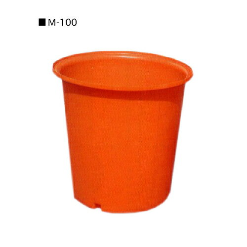 Rakuten - 【日時指定・代引き不可】丸型ポリ桶　M-100