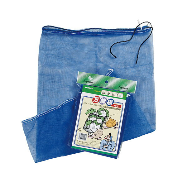 万能袋　メッシュ　4枚入　ブルー