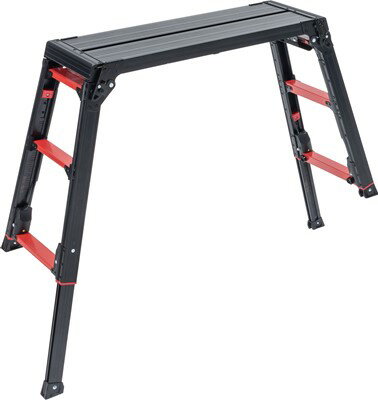 ALINCO（アルインコ）　上部操作式伸縮脚付足場台 GUX　伸縮脚の調整を立ったままできるという進化と止..