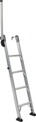 樂天商城 - ALINCO（アルインコ）トラック用昇降はしご TRH1500T　 安全で昇降しやすい手がかり棒付です。ご使用のトラックに合わせ、フックの高さ位置が変えられます。