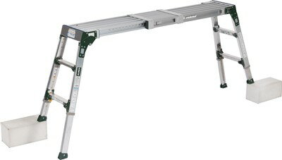 Rakuten - ALINCO（アルインコ）VSR1409FX 作業スペースに合わせて調整できる伸縮天板・伸縮脚付足場台