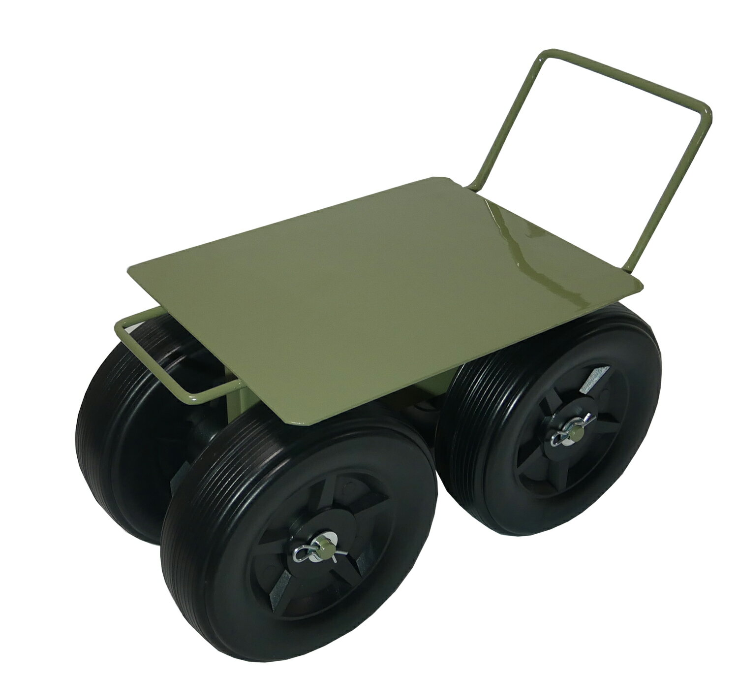 【送料無料】腰掛作業車 TC-4502 チビコロ カーキ khaki