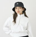 帽子 レディース adidas【バケットハット】人気 定番 アディダス 帽子 ベージュ おしゃれ オーガニックコットン 綿 吸汗速乾素材 黒 クロ クロ ブラック ハット タウン スポーツ
