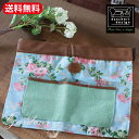 Esschert design 「 ガーデンツールベルト ローズプリント 」 バラ柄 ガーデンツール エプロン ツールバック ツール ポーチ Gardentool Apron Rose print エシェルトデザイン　オランダ エッシャーデザイン ガーデニング 庭仕事 オシャレ 可愛い 花柄 【送料無料】 その1