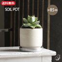 SOIL POT BE-WH ベージュ ホワイト マーブル 陶器 ガーデン 雑貨 和モダン 観葉植物 アガベ 植木鉢 おしゃれ カジュアル 【送料無料】 プランター ポット フラワーポット 抹茶椀型 鉢 ヴィンテージ インダストリアルHINODEYA