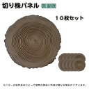 森のステップ 年輪飛石 切り株パネル 10枚セット 切り株風 踏み石 腐らない アイウッド人工木製 約30cm×30cm×3cm 重さ1.4kg 切り株風敷石 屋内 屋外