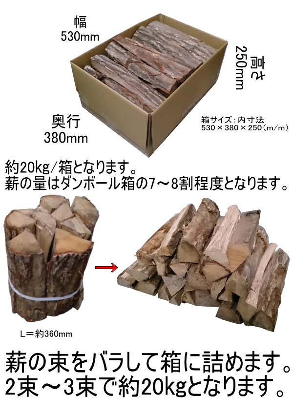 薪(まき)20kg/箱【堅木(ナラ・クヌギ・アベマキ等)】【キャンプ用品】【焚火】【あす楽】通販格安セール情報 楽天 通販