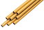 人工丸竹 あや竹(イエロー)Φ22×1850 80本入り 32,384円