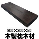 国産木製枕木材 900×300×80 タナリス注入+クレオトップ塗布材