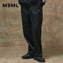 SALE【公式】 MSML エムエス エムエル ワイド パンツ アウター メンズ ユニセックス ファッション ブランド 服