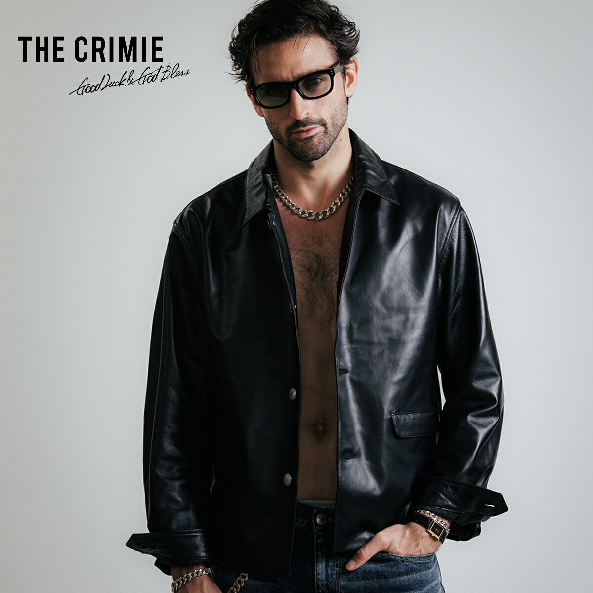 ☆THE CRIMIE/クライミー × Schott/ショット ラムレザー カバーオール 