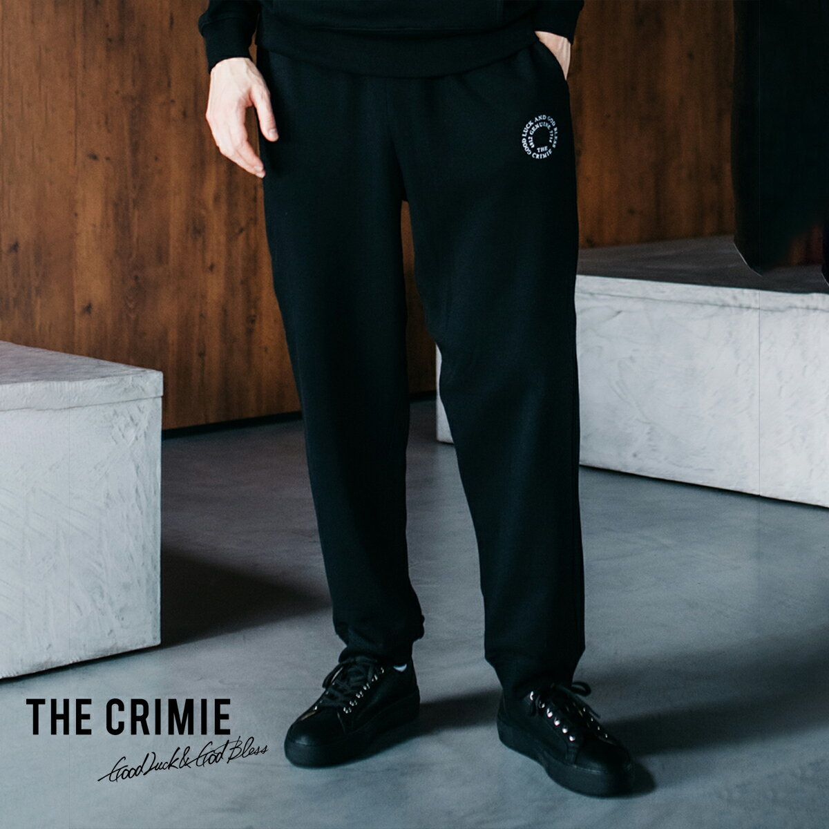SALE【公式】CRIMIE クライミー CIRCLE LOGO SWEAT PANTS サークル ロゴ スウェット パンツ セットアッ..