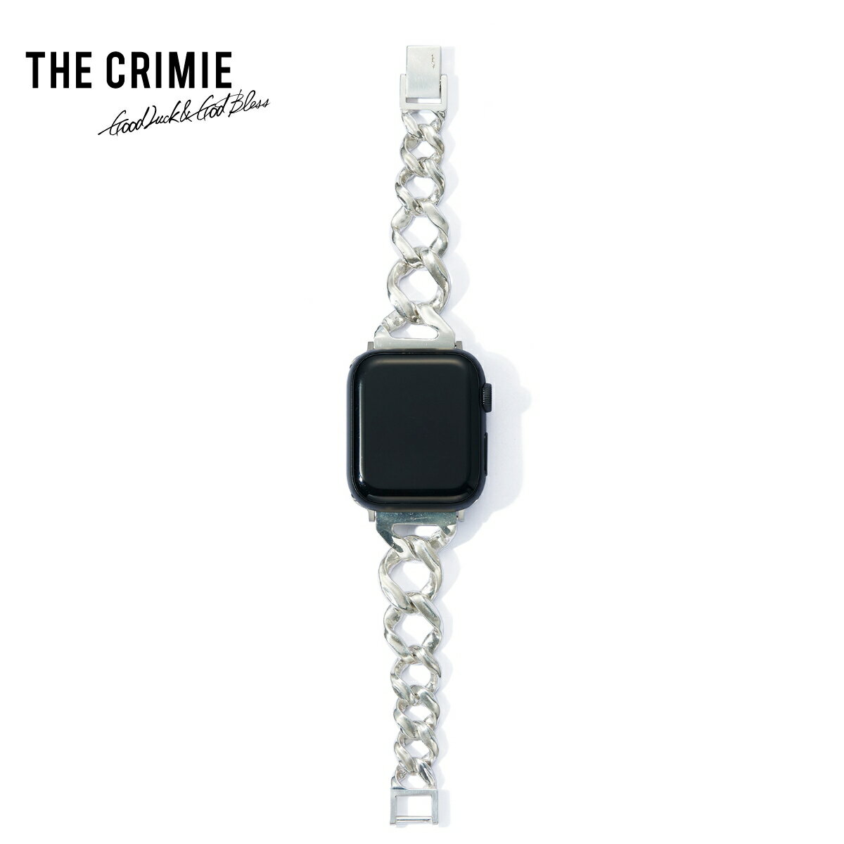 【公式】CRIMIE クライミー APPLE WATCH LINK CHAIN GRADATION SILVER BAND 41mm 40mm 38mm 対応 アップルウォッチ チェーン バンド ブレスレット シルバー 925 ジュエリー アクセサリー 時計 喜平 メンズ ブランド 大人 シルバー