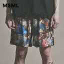 SALE【公式】 MSML エムエス エムエル アートグラフィック ショーツ アウター メンズ ユニセックス ファッション ブランド 服
