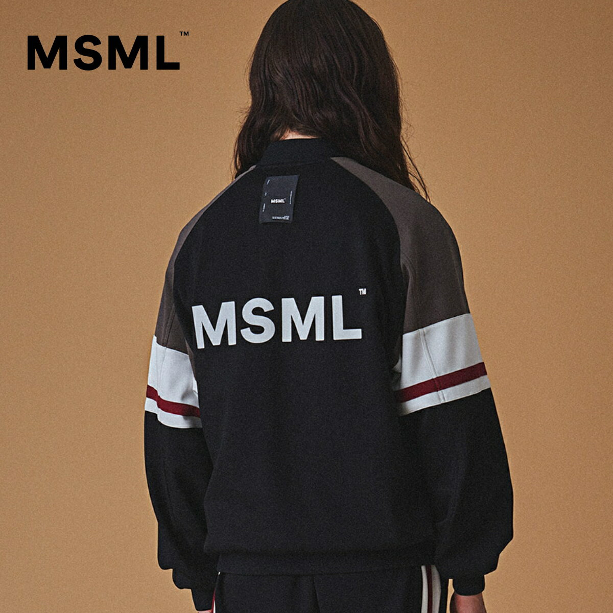 楽天GARDEN TOKYOSALE【公式】MSML エムエス RELAX TRACK JACKET リラックス トラック ジャケット ジャージ セットアップ オーバーサイズ メンズ ブランド 大人 春 夏 上下 ブラック